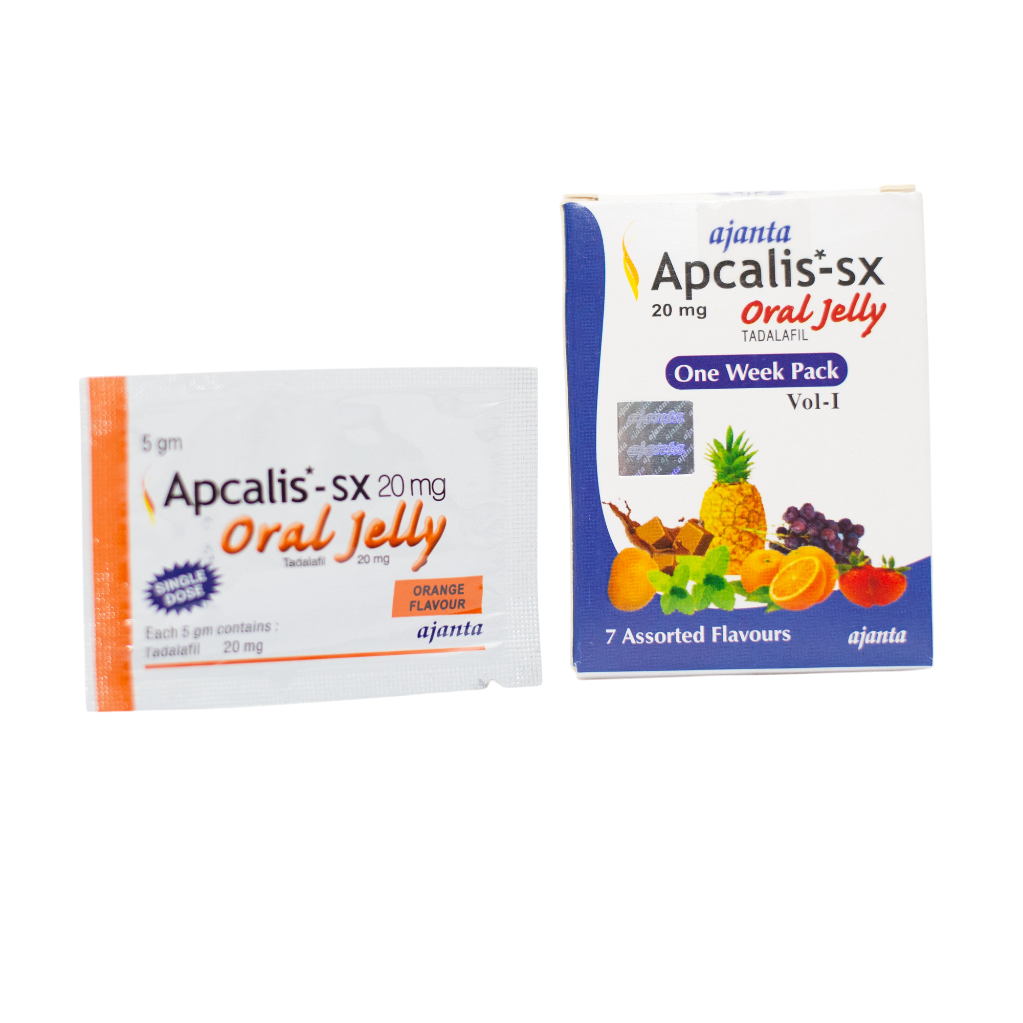 Apcalis SX oral jelly tadalafil 20mg