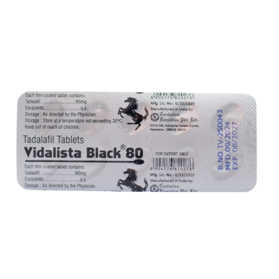 Vidalista black 80 tablete za potenciju